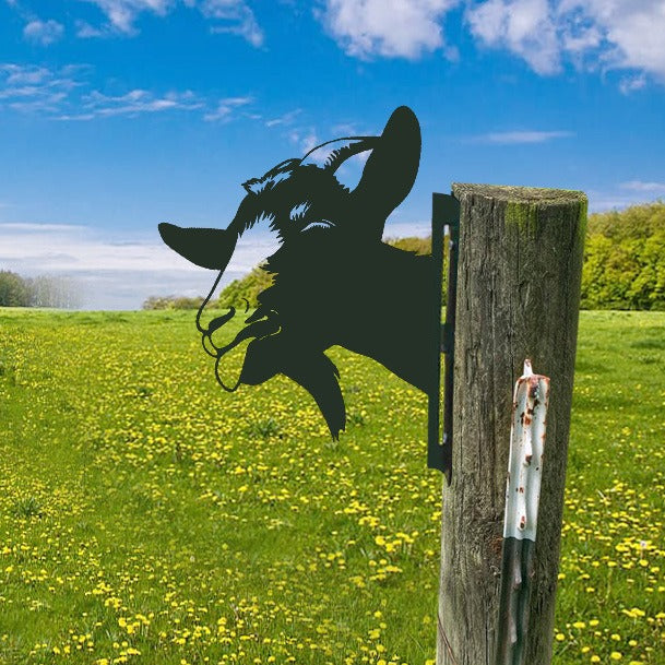 Frendorf | WildPost - Metall-Dyresilhuet-Zaunaufsätze