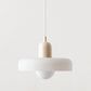Frendorf |  Pendelleuchte aus farbigem Glas | Elegante Hängeleuchte im Bauhaus-Stil | Designlampe für Wohnzimmer & Esszimmer