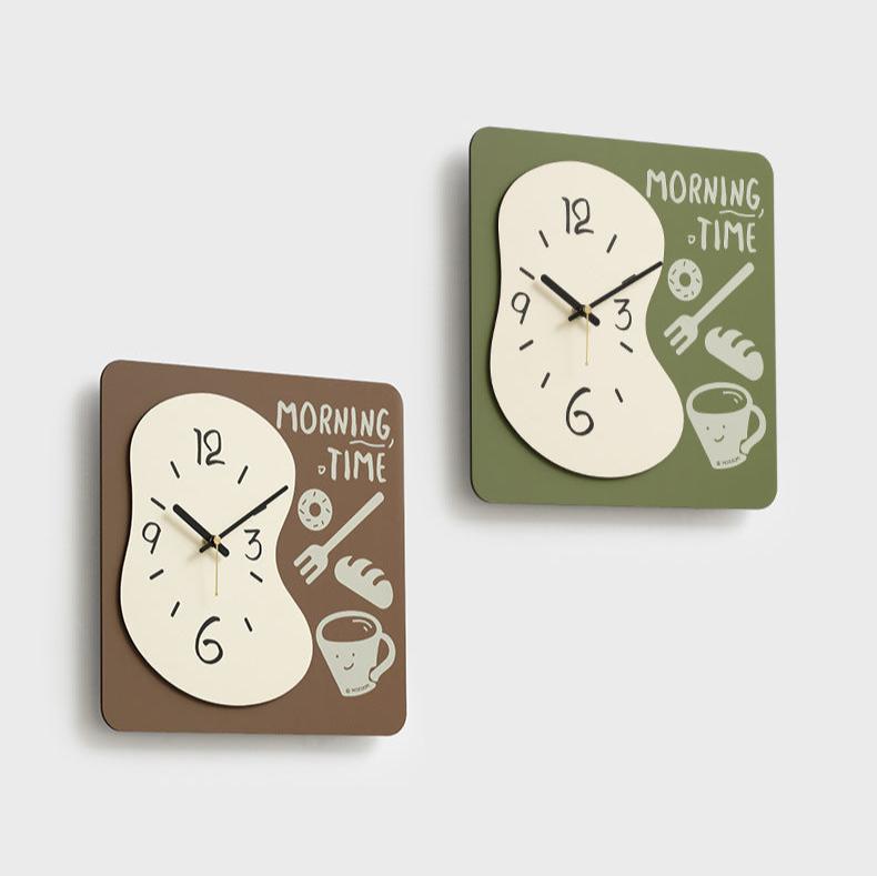 Kreativer Stil Küchen Wanddekor Stille Uhr