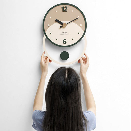 Nordic Minimalist Wanddekoration Uhr für das Wohnzimmer