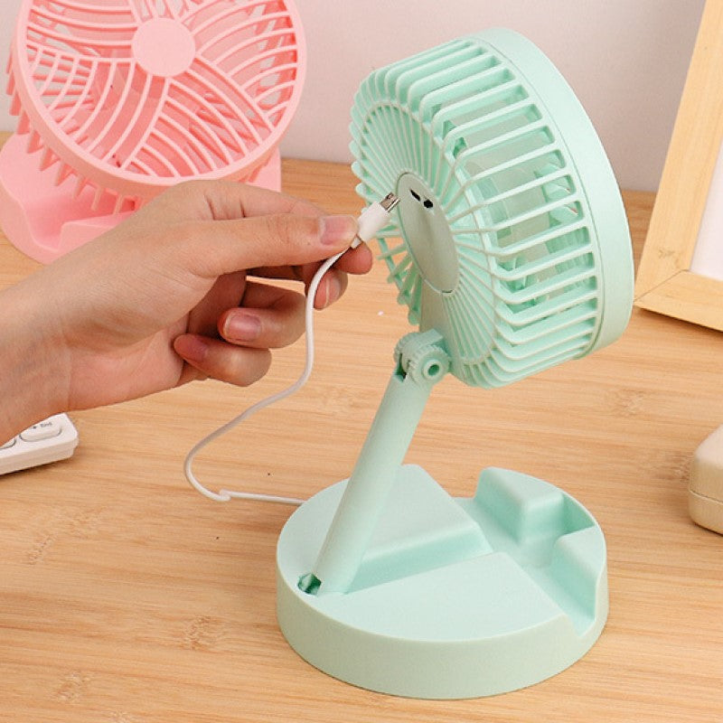 Mini faltbare teleskopische Telefonhalter Ventilator