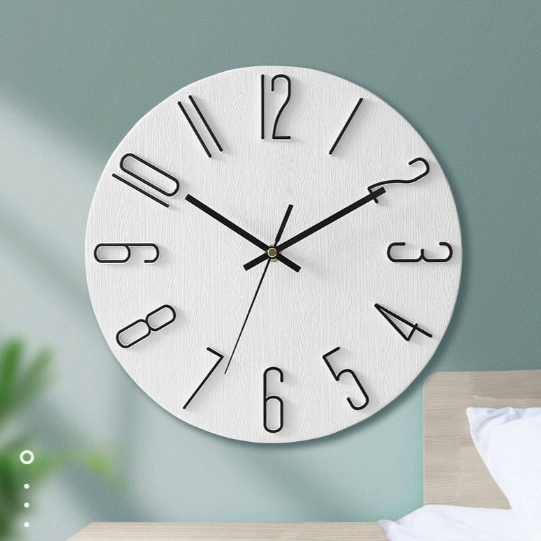 Einfache Minimalistische Wanddekoration Uhr