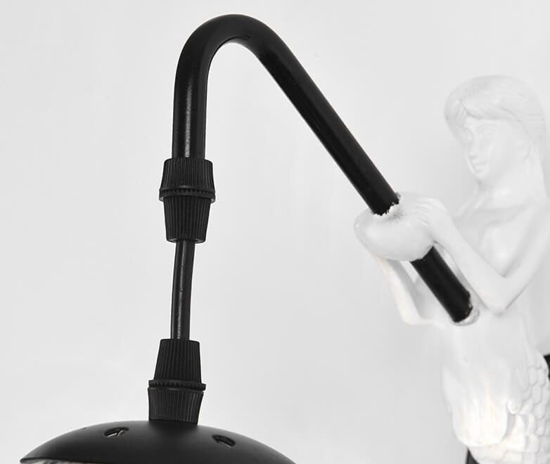 Frendorf | MermaidGlow Vintage Wandleuchte | Rustikale Wandlampe mit Kugelglas | Einzigartiges Dekolicht