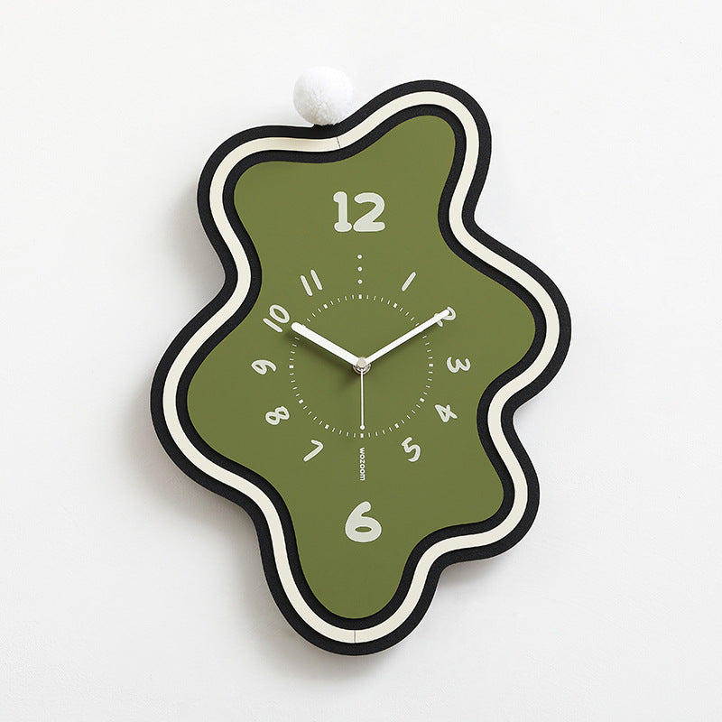 Kreative unregelmäßige Wanddekoration Silent Clock