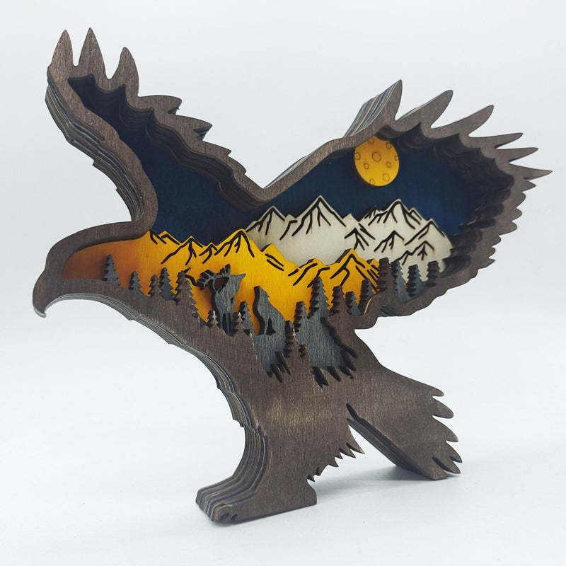 Frendorf | 3D Kreative Holz Tier Schnitzerei Handwerk Geschenk