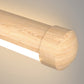 Moderne Wandlampe aus Holzbogen