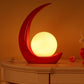 Frendorf | Lunovia LED Tischlampe mit Halbmond-Design | Kreatives Dekolicht | Dimmbar & Vielseitig