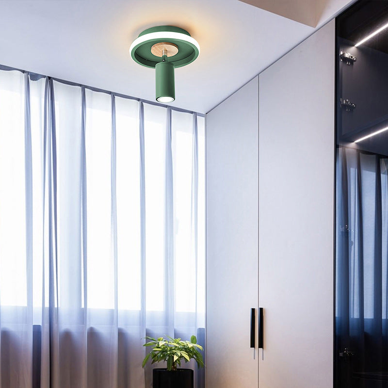 Frendorf | IronLume Industrial Flush Spotlight | Moderner Loft-Stil | 1-Licht Deckenleuchte | Robuste Beleuchtung für Zuhause
