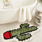 Feblilac Green Cactus Getuftete Badematte