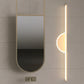 Moderne Wandlampe aus Holzbogen