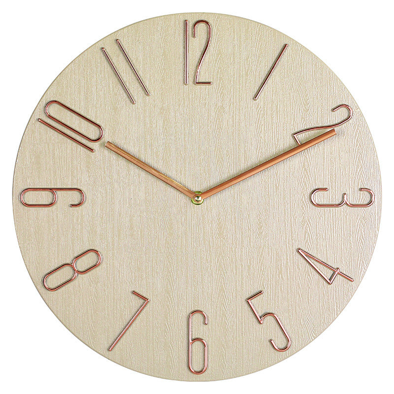 Einfache Minimalistische Wanddekoration Uhr
