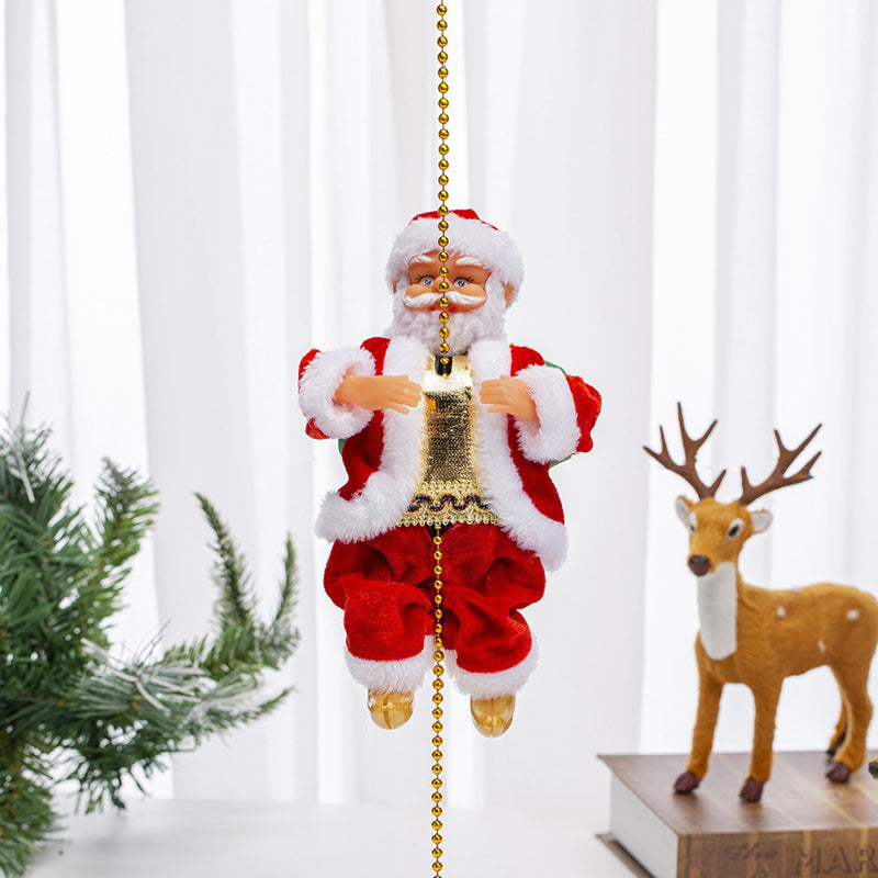 Frendorf | 🎅Elektrischer Weihnachtsmann mit Leiter und Musik