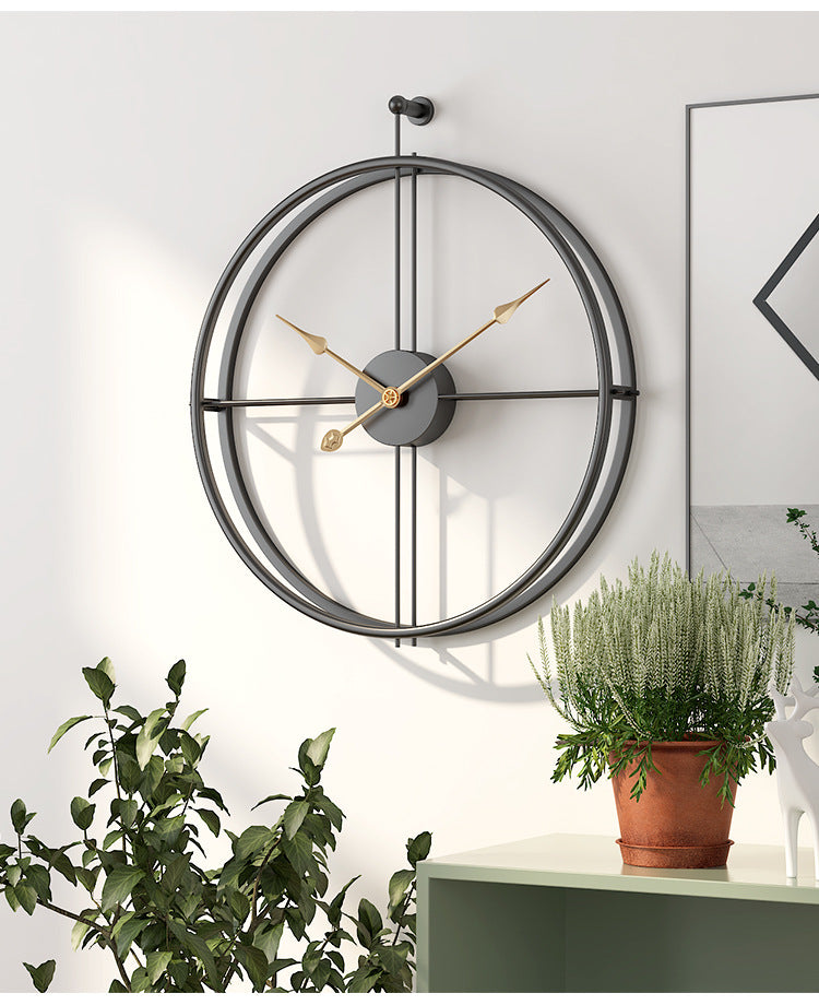 Nordic Minimalist Große Stille Wand Uhr 20 Zoll