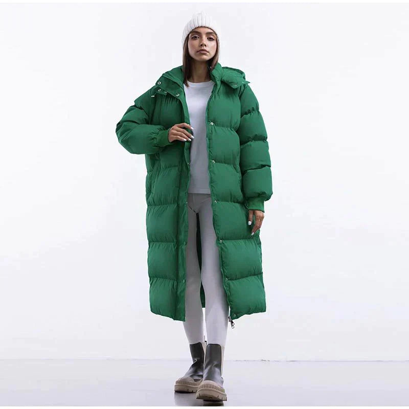 Frendorf | Warme und stilvolle lange Winterjacke für Damen