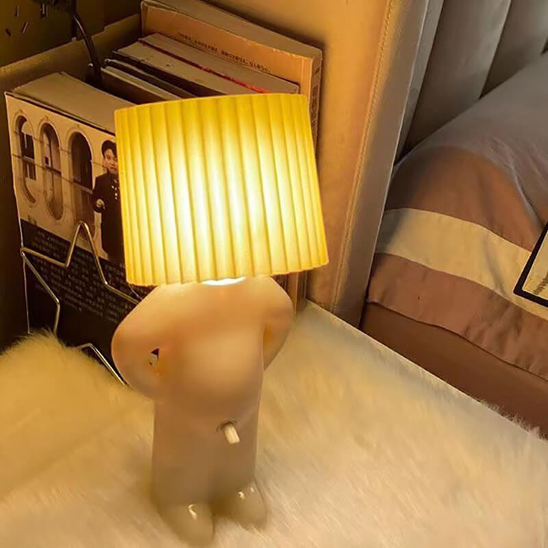 Kleiner Ungezogener Junge Tischlampe