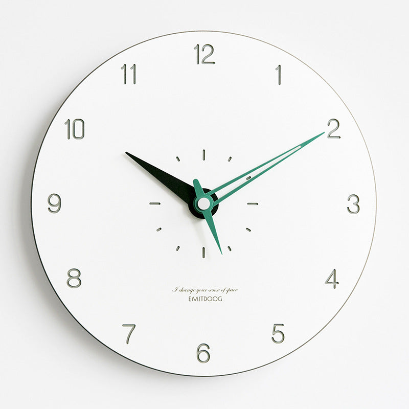 Frendorf™ Minimalistische Moderne Runde Wanddeko Stille Uhr