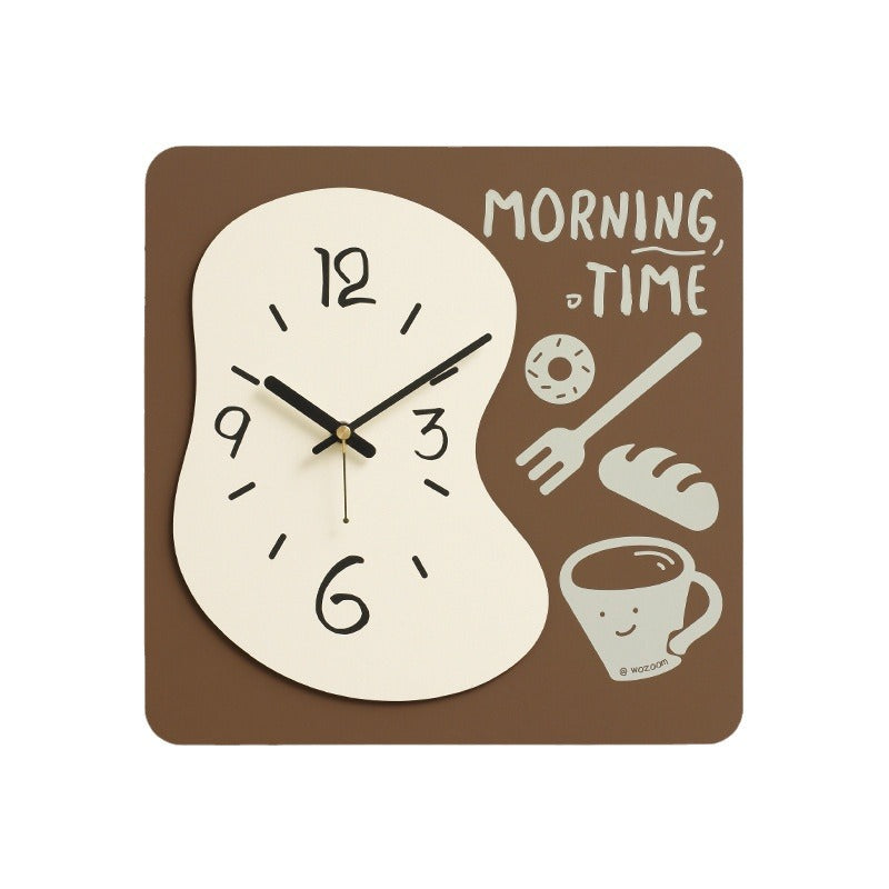 Kreativer Stil Küchen Wanddekor Stille Uhr