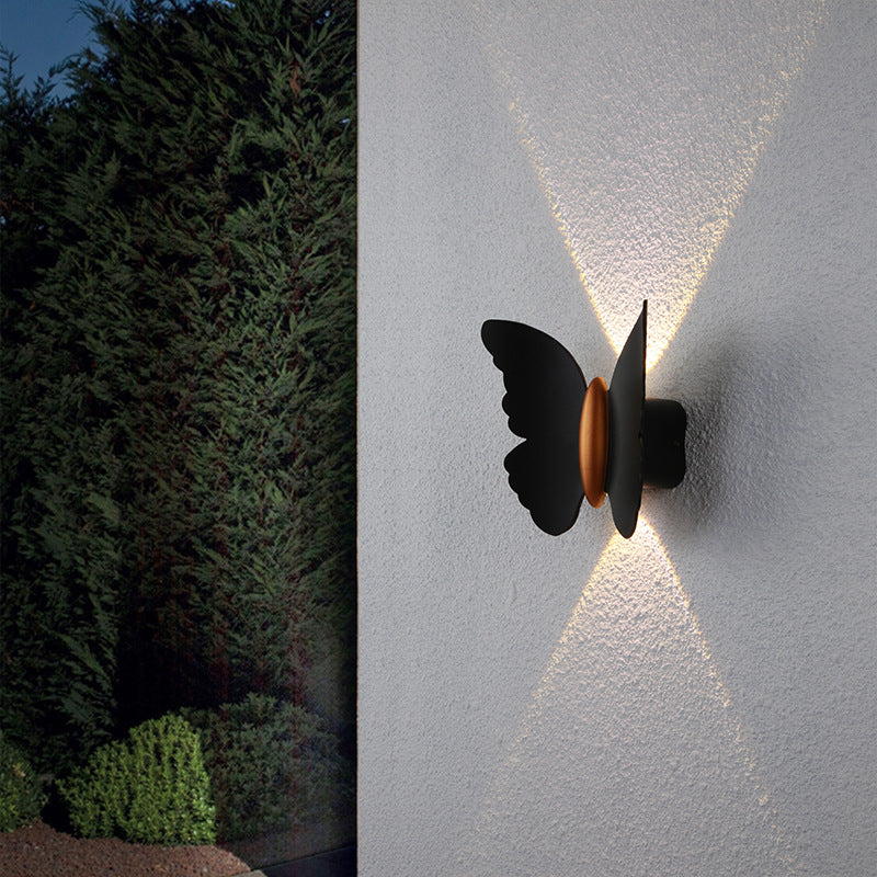 Frendorf | FluturaGlow LED Wandleuchte | Kreatives Schmetterlingsdesign | Outdoor Wasserdicht | Stimmungsvolle Beleuchtung