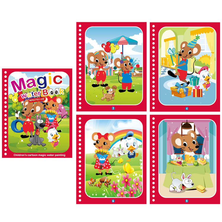 Frendorf | Magisches Wasser Malbuch für Kinder
