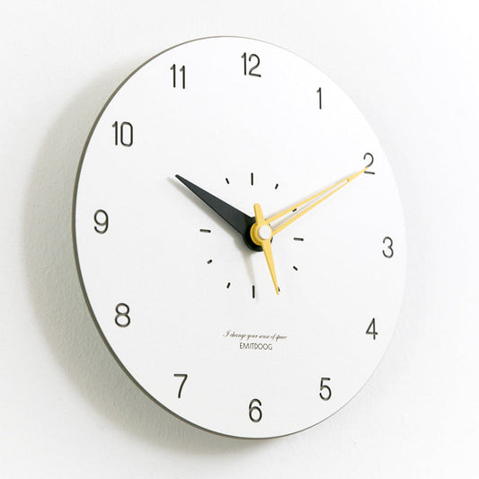 Frendorf™ Minimalistische Moderne Runde Wanddeko Stille Uhr