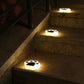 Outdoor Solar Bärenpfoten Runde LED Garten Rasen Vergrabene Licht