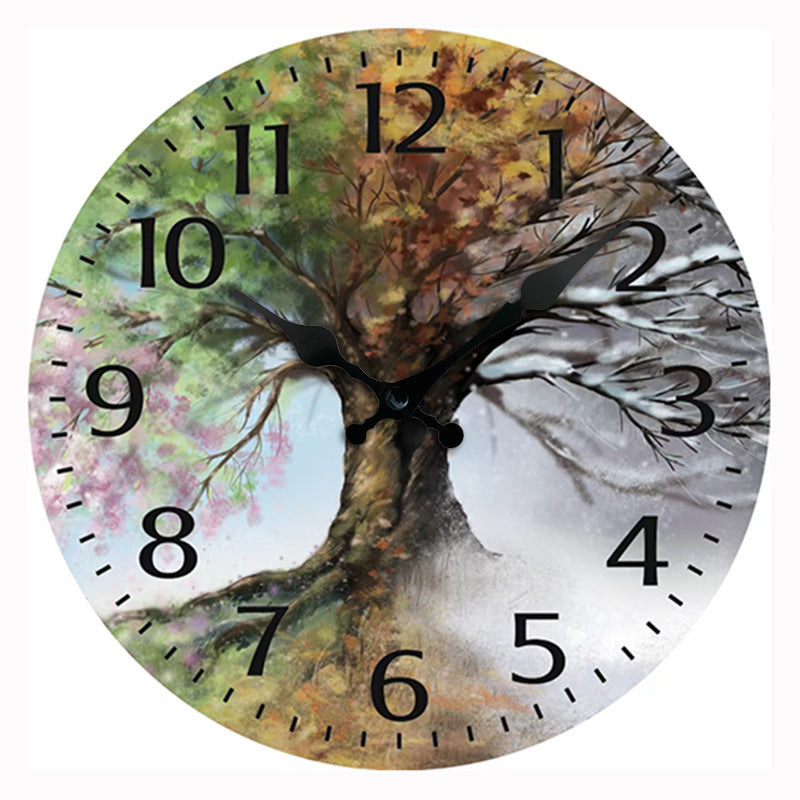 Berühmtes Gemälde Thema Stille Wanduhr 30 cm