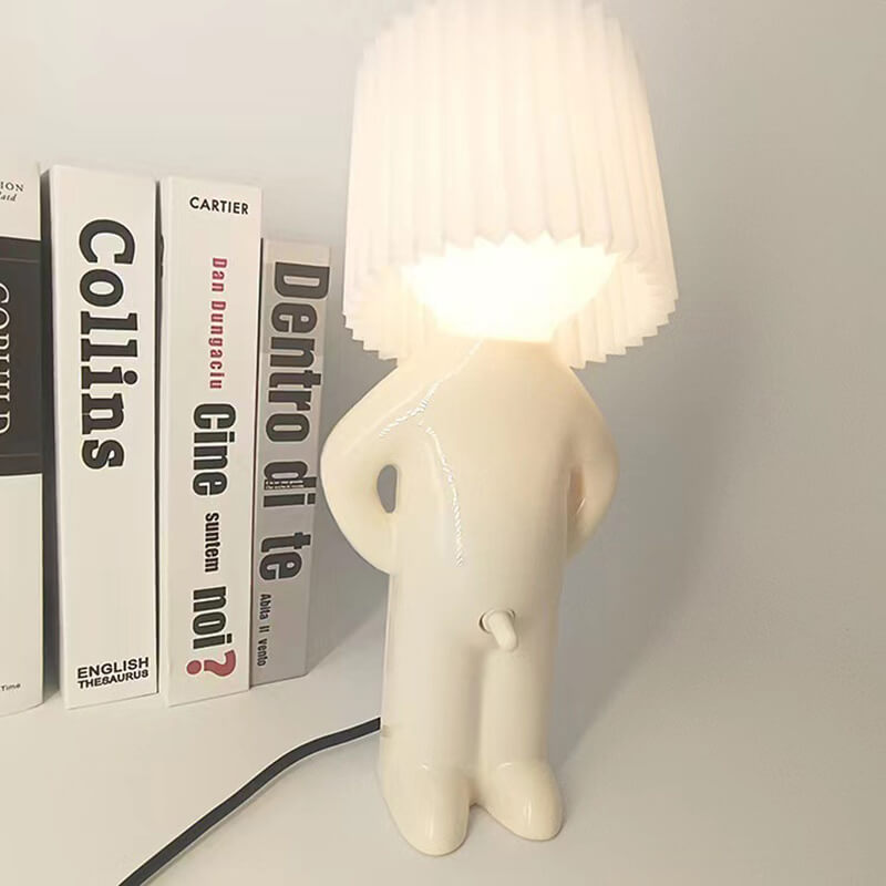 Kleiner Ungezogener Junge Tischlampe