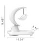 Frendorf | LunaSound Bluetooth Lautsprecher & Nachttischlampe | Kabellos | Moon-Shaped LED Tischlampe | Stilvolle Deko für Zuhause