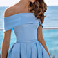 Frendorf | Mode Lässig Trägerlos Satin Partykleid