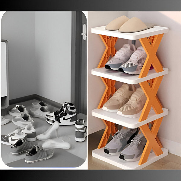 Frendorf | Praktischer Schuhregal mit 4 Böden