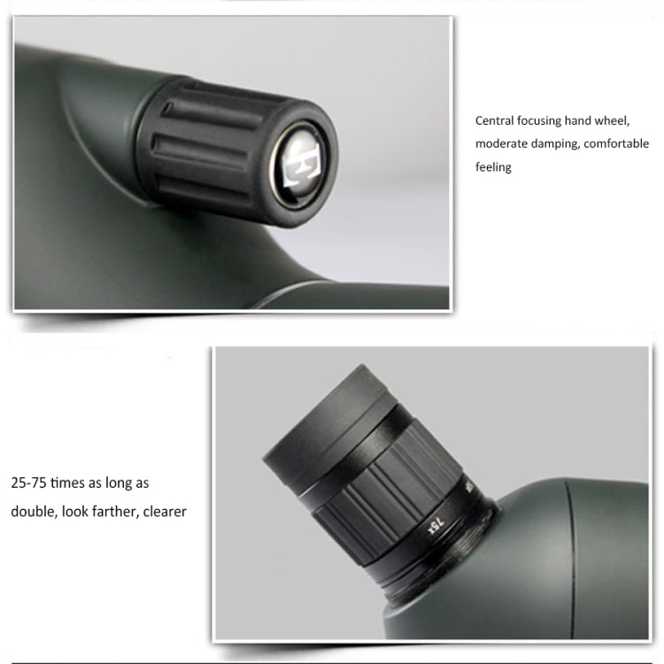 Frendorf | Maifeng 25-75x70 Professionelles Hochauflösungs-Zoom-Monokular Astronomisches Teleskop