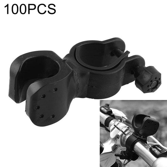 Frendorf | 100 PCS 360 Grad Drehhalter Clip Klammer, für Fahrrad Fahrrad Taschenlampe
