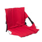 Frendorf | Outdoor Faltstuhlpolster mit Rückenlehne, Größe: 78*40*2cm(Rot)