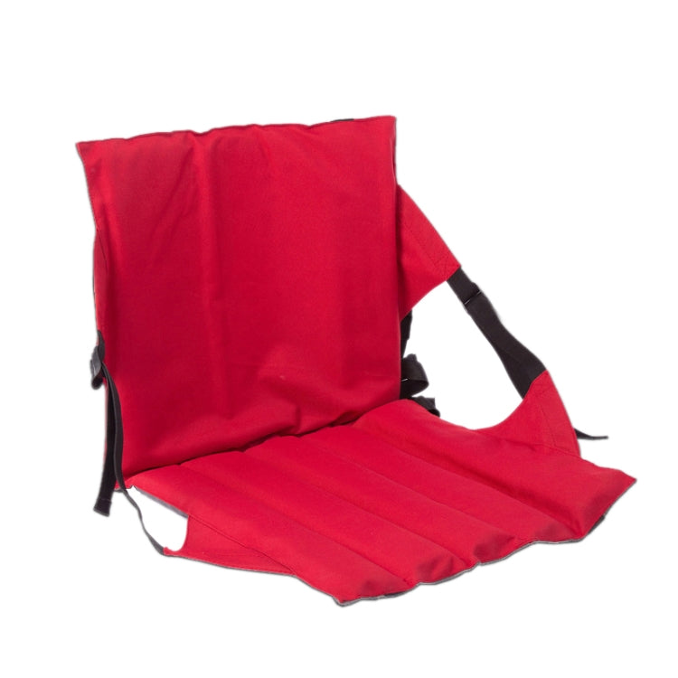 Frendorf | Outdoor Faltstuhlpolster mit Rückenlehne, Größe: 78*40*2cm(Rot)