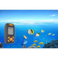 Frendorf | Tragbarer Ultrasonic Fischfinder, Wassertiefe & Temperatur Fischfinder mit kabelgebundenem Sonarsensor und LCD-Display