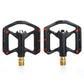 Frendorf | 1 Paar B251C Rennrad Carbonfaser + Titan Achsenpedale (Schwarz)