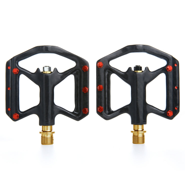 Frendorf | 1 Paar B251C Rennrad Carbonfaser + Titan Achsenpedale (Schwarz)