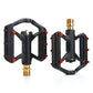 Frendorf | 1 Paar B251C Rennrad Carbonfaser + Titan Achsenpedale (Schwarz)