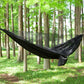 Frendorf | Tragbare Outdoor-Paragliding-Hängematte mit Moskito-Netzen (Schwarz)