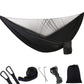 Frendorf | Tragbare Outdoor-Paragliding-Hängematte mit Moskito-Netzen (Schwarz)