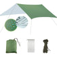Frendorf | Multifunktions-Outdoor-Wasserdichte Sonnencreme Strandmarkise Zelt Sonnenschutz Pergola (Olivegrün)
