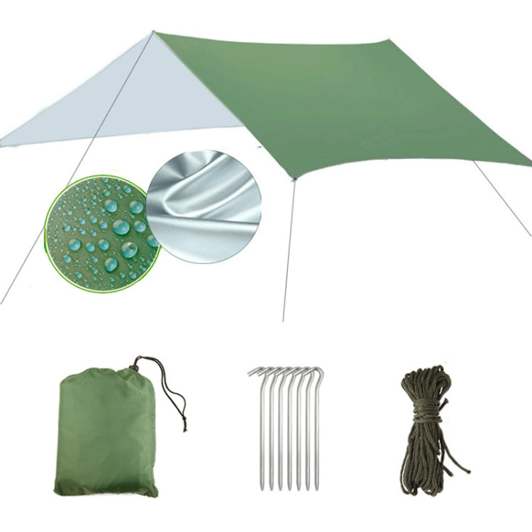 Frendorf | Multifunktions-Outdoor-Wasserdichte Sonnencreme Strandmarkise Zelt Sonnenschutz Pergola (Olivegrün)