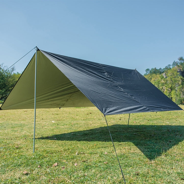Frendorf | Multifunktionales Outdoor wasserdichtes Sonnenschutz Strandmarkise Zelt Sonnenunterstand Pergola (Schwarz)