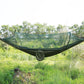 Frendorf | Tragbare Outdoor Camping Vollautomatische Nylon Fallschirmhängematte mit Moskitonetzen, Größe : 250 x 120cm (Olivegrün)