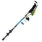 Frendorf | KODENOR Outdoor Bergsteigen Tragbare Faltbare Kohlefaser Gerader Griff Alpenstöcke Trekkingstöcke, Länge : 63-135CM (Schwarz Blau)