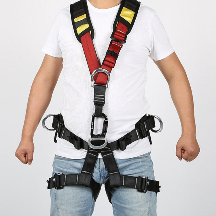 Frendorf | XINDA XDA9516 Outdoor Klettern Polyester Hochfestes Draht Verstellbarer Abstieg Ganzkörper Sicherheitsgurt