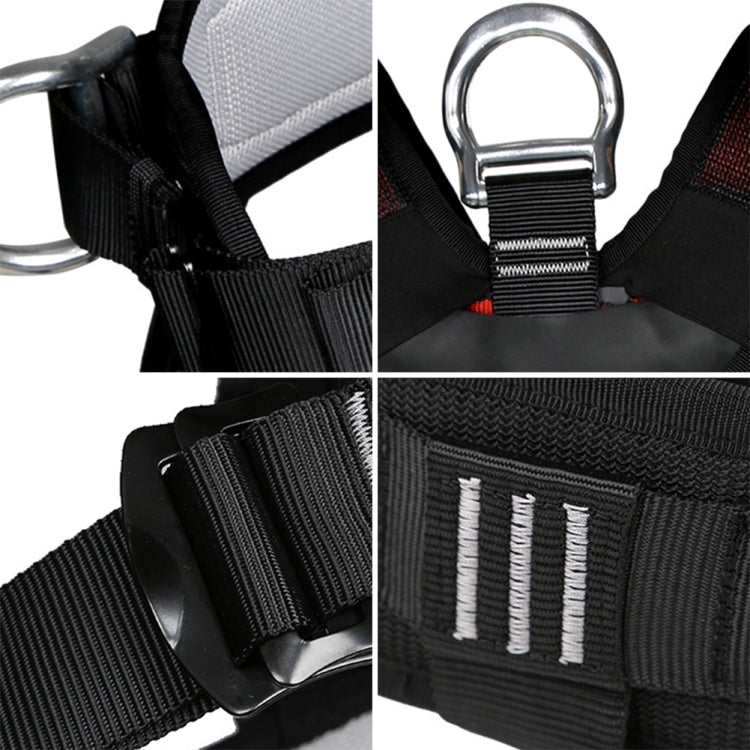 Frendorf | XINDA XDA9516 Outdoor Klettern Polyester Hochfestes Draht Verstellbarer Abstieg Ganzkörper Sicherheitsgurt