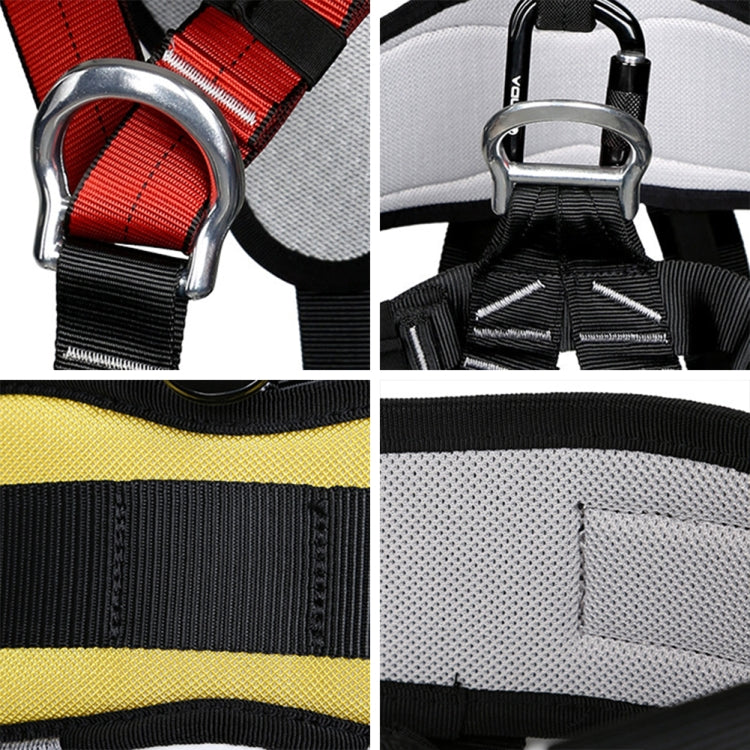 Frendorf | XINDA XDA9516 Outdoor Klettern Polyester Hochfestes Draht Verstellbarer Abstieg Ganzkörper Sicherheitsgurt