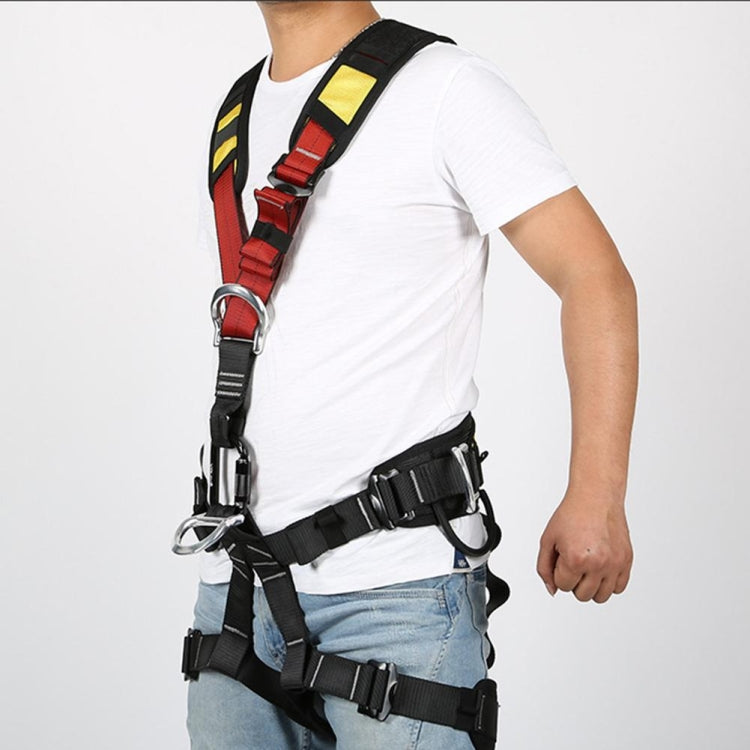 Frendorf | XINDA XDA9516 Outdoor Klettern Polyester Hochfestes Draht Verstellbarer Abstieg Ganzkörper Sicherheitsgurt