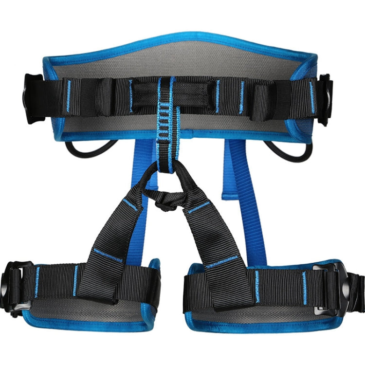Frendorf | XINDA XDA9516 Outdoor Felsklettern Polyester Hochfestes Draht Verstellbarer Abwärts Ganzkörper Sicherheitsgurt (Blau)